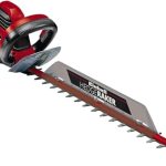 Die beste elektrische Heckenschere Einhell Elektro-Heckenschere GE-EH 7067 (700 W, Messer aus lasergeschnittenem u. diamantgeschliffenem Stahl, Metallgetriebe, Stoßschutz, inkl. Köcher)