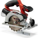 Einhell Akku-Handkreissäge TE-CS 18/150 Li-Solo Power X-Change (18 V, Li-Ion, Ø150 x Ø10 mm Sägeblatt, Schnitttiefe + Neigungswinkel werkzeuglos einstellbar, LEDs, ohne Akku und Ladegerät)