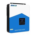 6200W Hybrid Wechselrichter, All-in-One Solar Wechselrichter mit PV 60-500VDC Off Grid reinem Sinus, 48 V DC auf 230 V AC, mit WLAN-Modul, solar inverter mit 120A MPPT, für Blei- und Lithium-Batterien