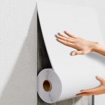 Die beste Wärmedämmung innen Aeovot Selbstklebende Isolier-Tapetenrolle - Dämmtapete - 5mm Schaumstoff Wandpaneele Selbstklebend Wärmedämmung/Wasserfest/FeuchtigkeitsbestäNdig/Schalldämmung Wandverkleidung Innen(Weiß,50cmx3m)