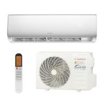 HANTECH Split Klimaanlage 9000 BTU 2,6 kW Inverter Set - Klimagerät mit App-Funktion zum Kühlen und Heizen – Modell Elegant (bis 30m²)