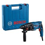 Der beste Bohrhammer Bosch PRO Bohrhammer GBH 2-21 (mit SDS plus, inkl. Zusatzhandgriff, Maschinentuch, Tiefenanschlag, Handwerkoffer)