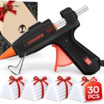 Die beste Heißklebepistole Feuerfest Heißklebepistole mit 30 sticks Klebepistole Heissklebepistole 20W