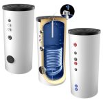 Die beste Heizung für ein Einfamilienhaus Neue Generation 300 Liter Warmwasserspeicher, mit 1 elliptischen Wärmetauscher, inkl. Versand