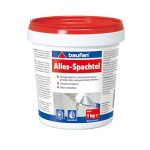 Baufan Alles-Spachtel Weiß 1kg I Zum Ausbessern & Glätten von mineralischen Untergründen wie Putz, Beton I Schnell trocknend & gut schleifbar