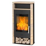 Der beste Kaminofen Fireplace Kaminofen Santiago 530mm 367mm 1050mm 111kg