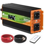 Die besten Wechselrichter Wechselrichter 2000W Spannungswandler 12V 230V Reiner Sinus Inverter