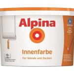 Alpina 10 Liter weiße Wandfarbe für Innen, 10 Liter, Alpina Innenfarbe - für Wände & Decken