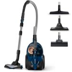Der beste Staubsauger fĂŒr Tierhaare ohne Beutel PHILIPS Beutelloser Staubsauger 7000 Serie, Blau, 900 W | 10 m Aktionsradius, TriActive+-DĂŒse, 5 DĂŒsen inkl., 2 L Tankvolumen (FC9745/09)