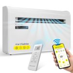 TROTEC PAC-W 2650 SH Wandklimaanlage ohne Außengerät | 4-in-1 Klimaanlage mit Heizung, 2,6 kW Kühlung, WiFi, Inverter, bis 34 m²