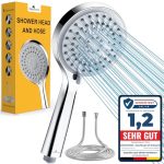 Der beste Duschkopf Magichome Duschkopf mit Schlauch 59" Hochdruck Duschkopf 5 Strahlarten